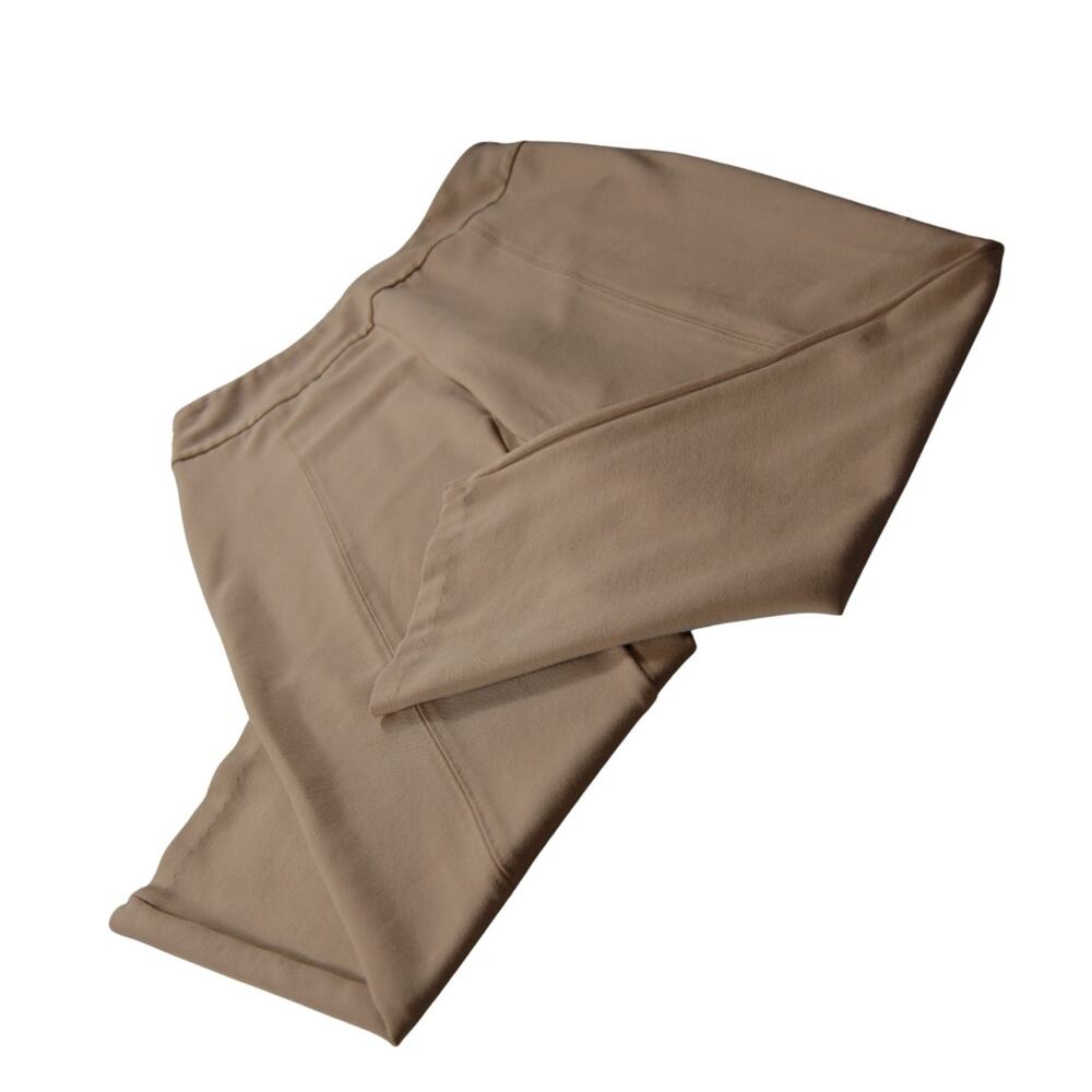 New Directions Camel Pull On Straight Leg Dress Pants  Minimalist Capsule  Chic